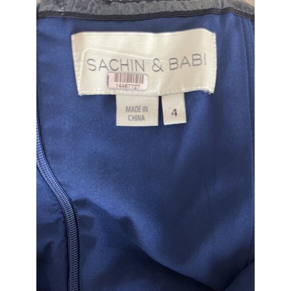 New Sachin & Babi BEAU GOWN - GARDEN CLUB Floral Print Size 4 - Picture 4 of 10